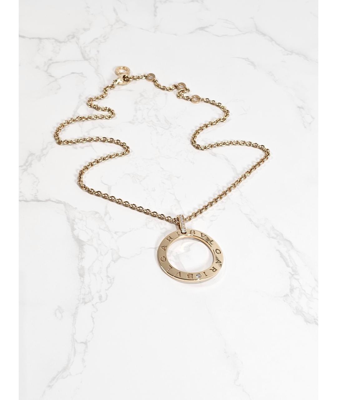 BVLGARI Золотое колье из желтого золота, фото 3