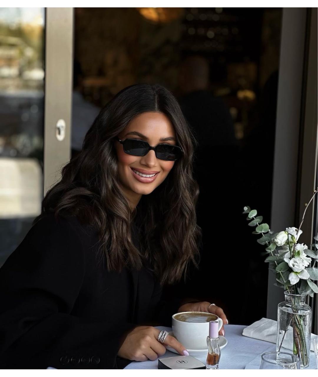 MIU MIU Черные пластиковые солнцезащитные очки, фото 6