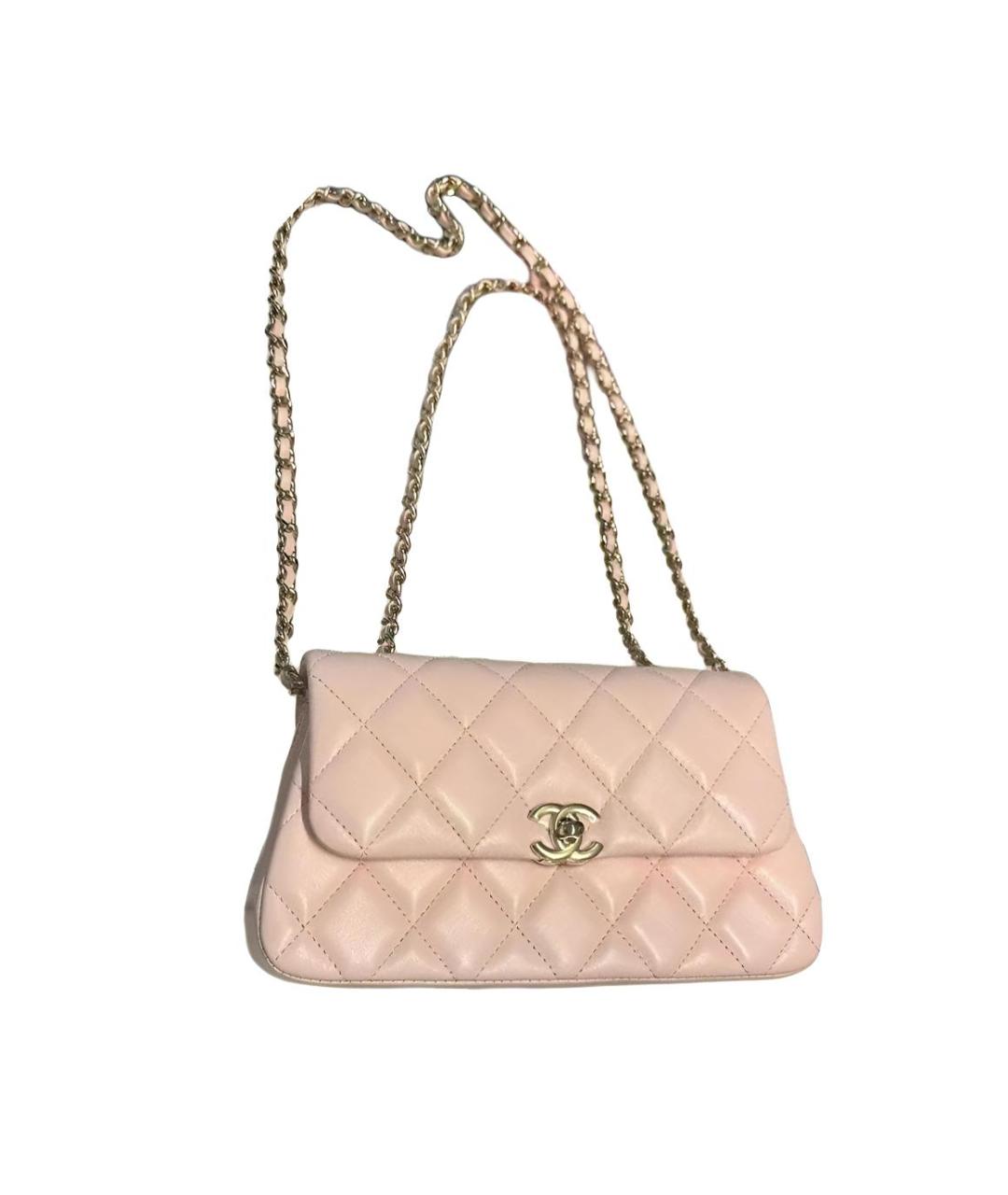 CHANEL Розовая сумка через плечо, фото 1