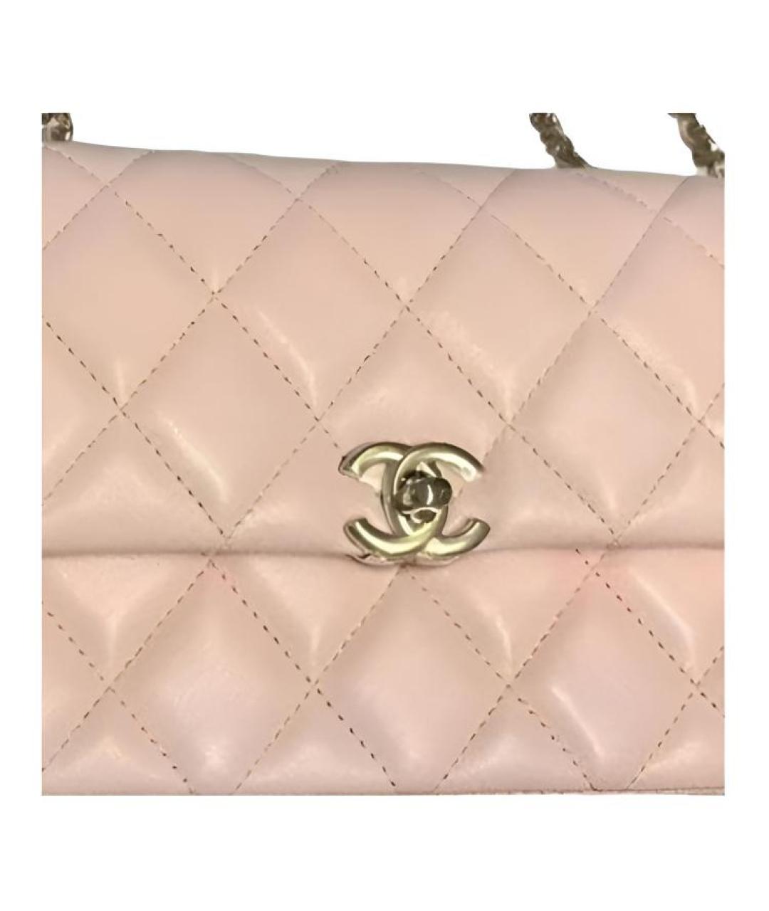 CHANEL Розовая сумка через плечо, фото 3