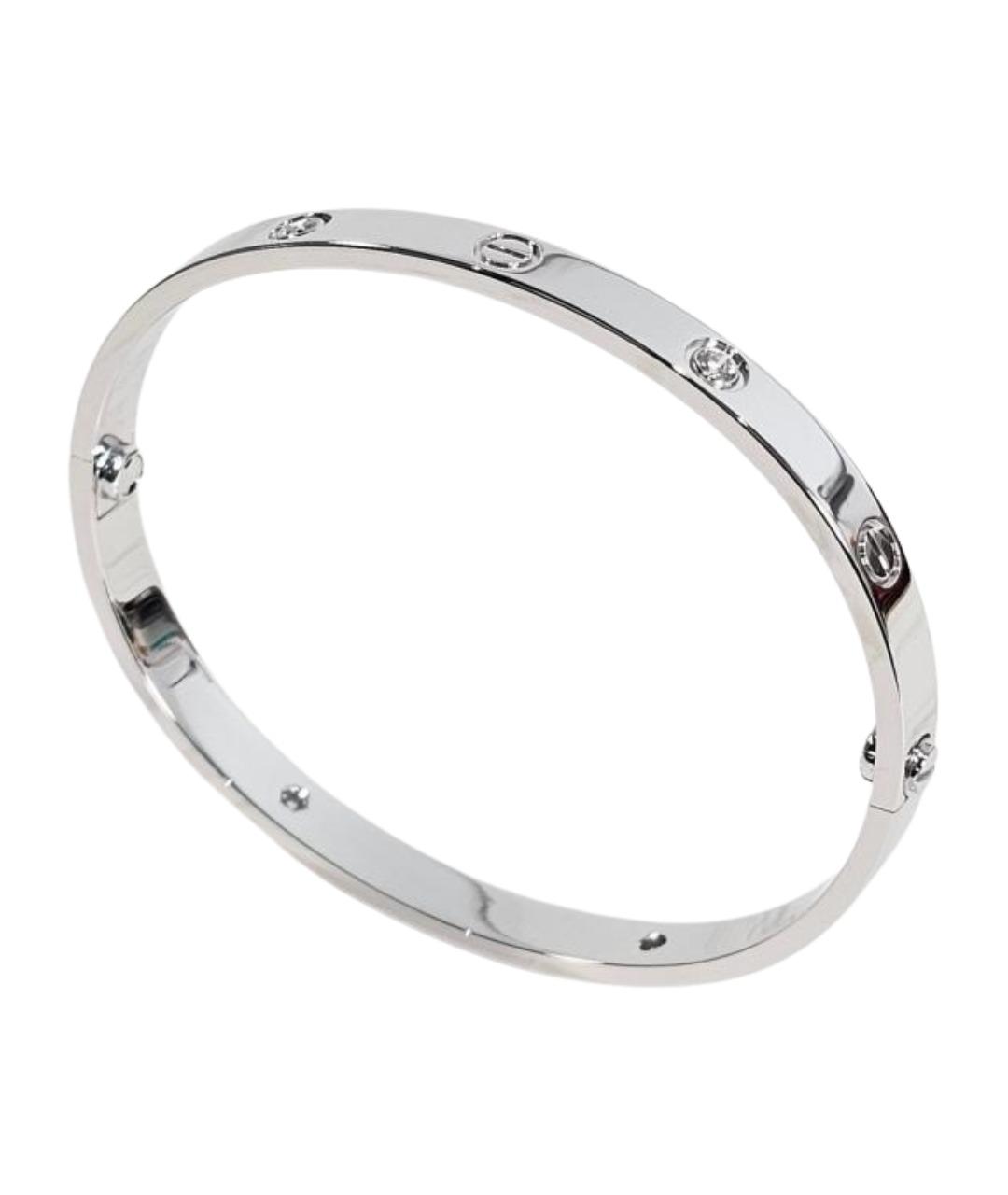 CARTIER Серебрянный браслет из белого золота, фото 1