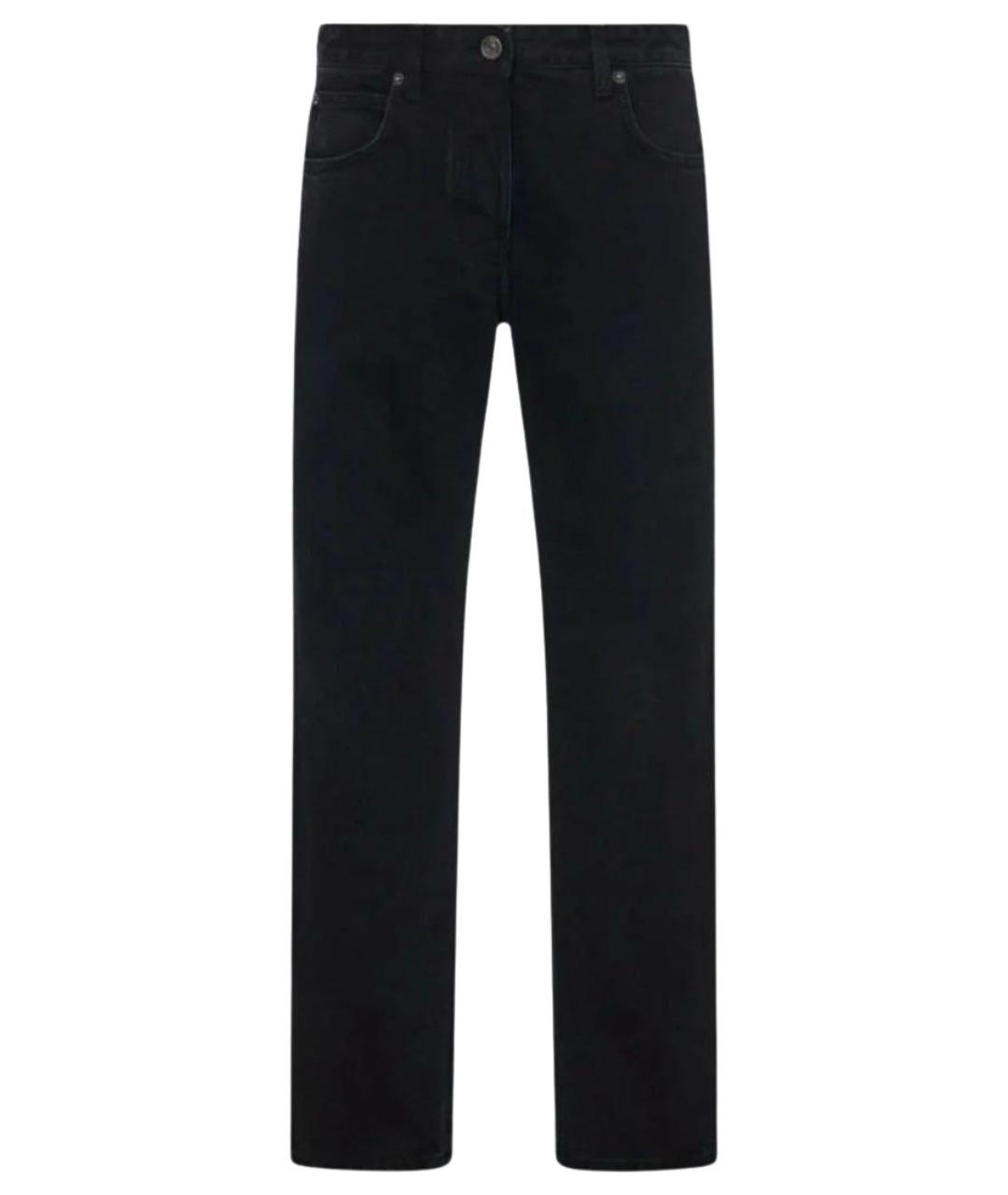 THE ROW Черные хлопковые прямые джинсы, фото 1
