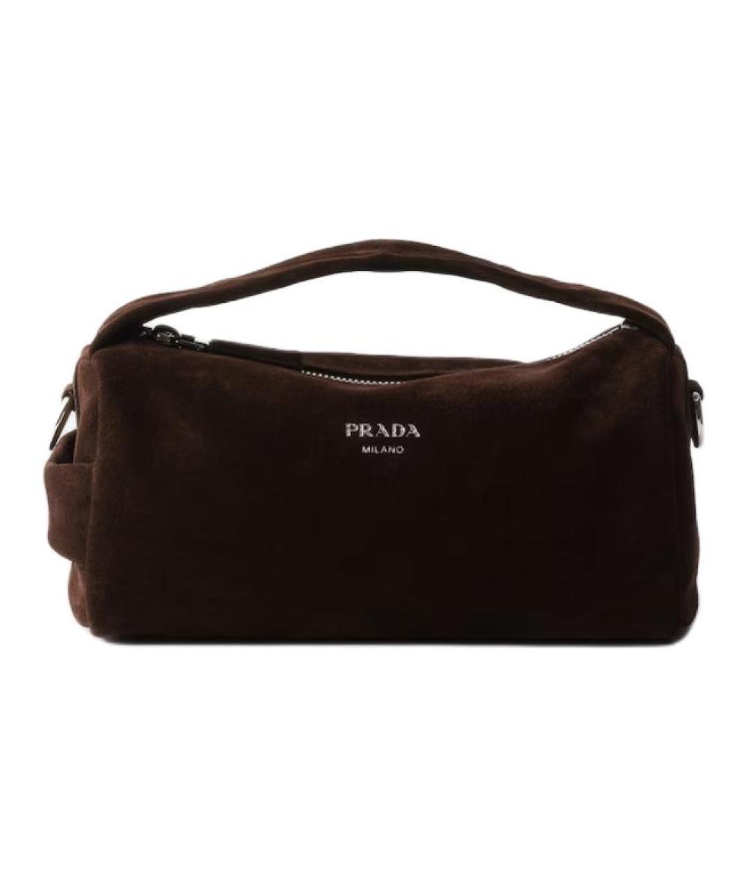 PRADA Коричневая сумка на плечо, фото 1