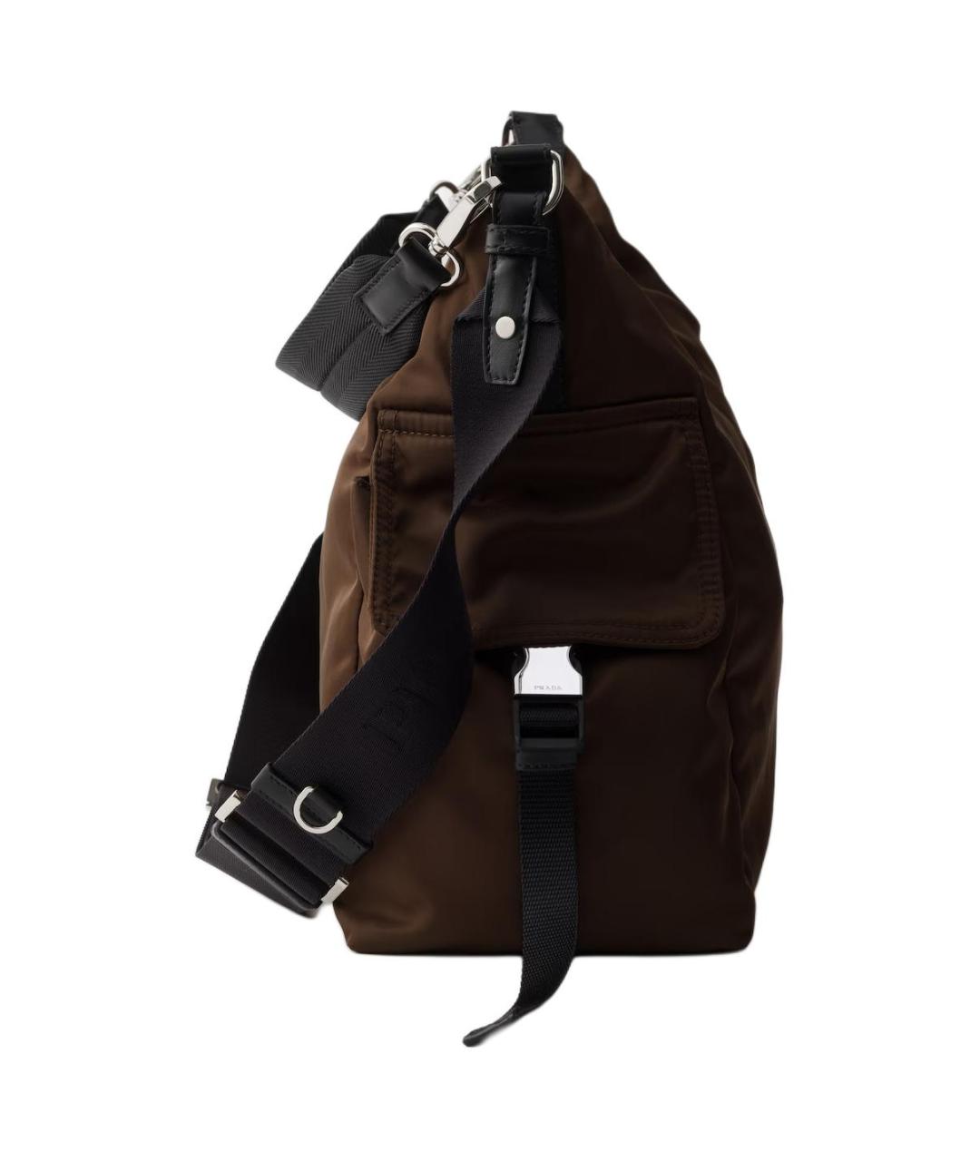 PRADA Коричневая сумка на плечо, фото 3