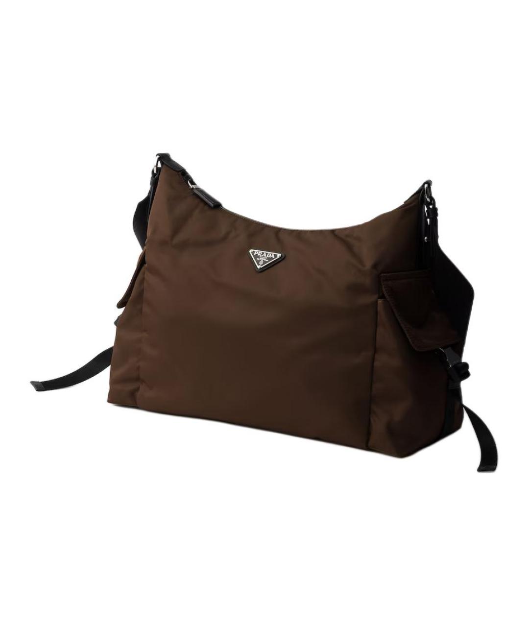 PRADA Коричневая сумка на плечо, фото 2