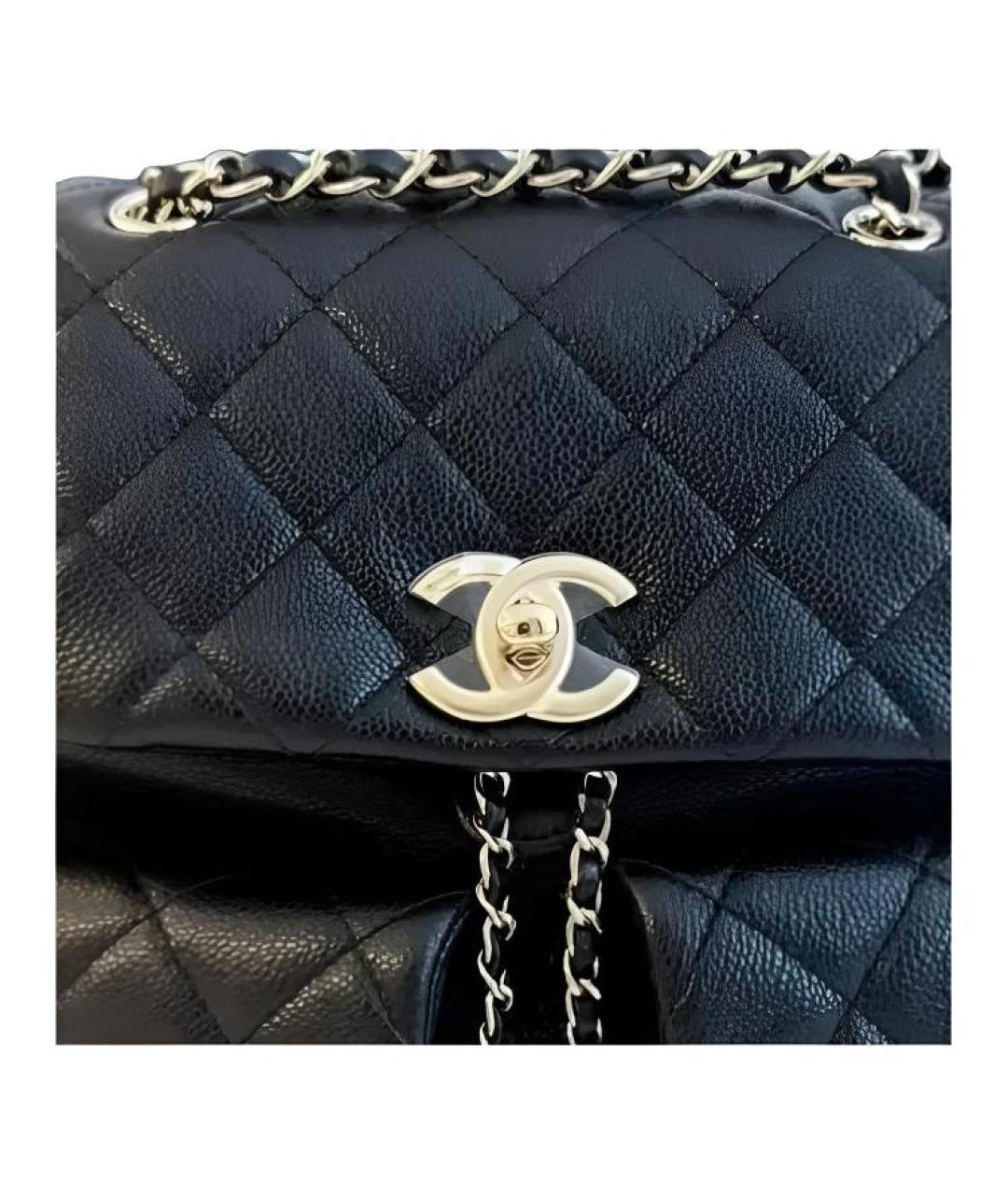 CHANEL Черный кожаный рюкзак, фото 4