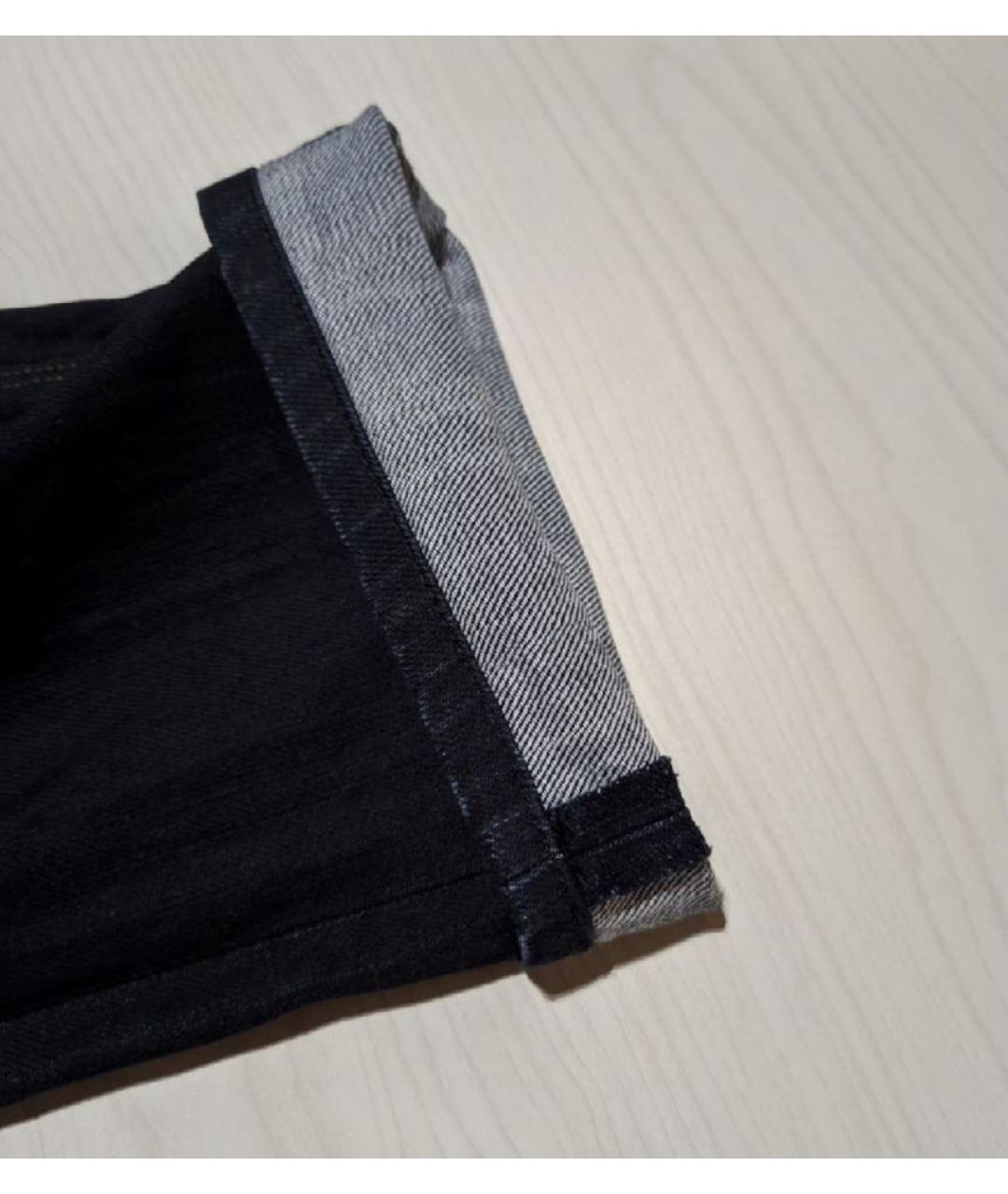 CLOSED Темно-синие хлопковые прямые джинсы, фото 8