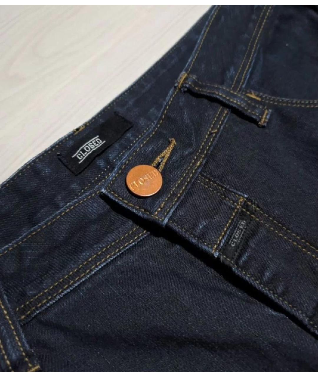 CLOSED Темно-синие хлопковые прямые джинсы, фото 3