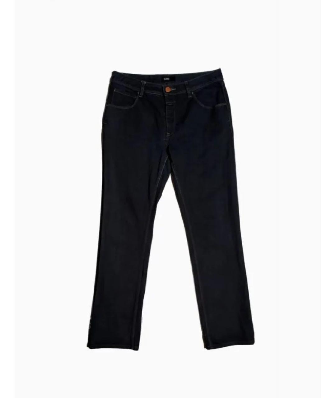 CLOSED Темно-синие хлопковые прямые джинсы, фото 9