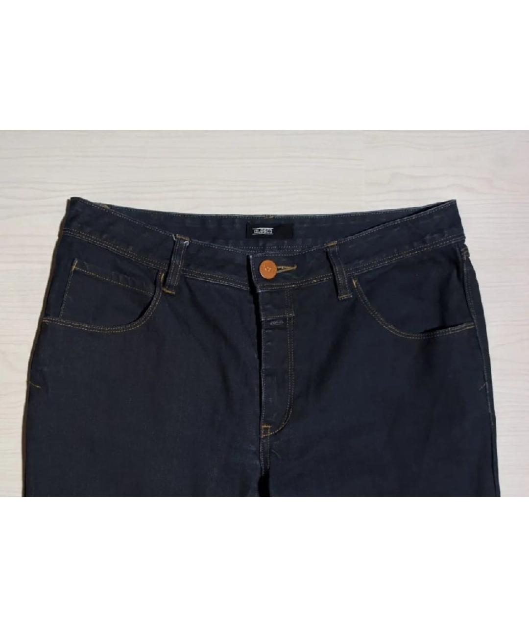 CLOSED Темно-синие хлопковые прямые джинсы, фото 2