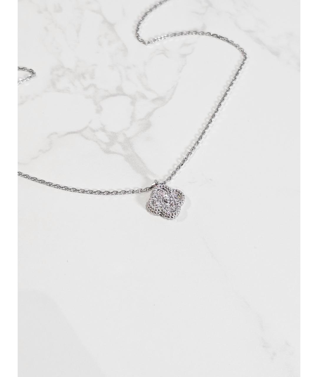 VAN CLEEF & ARPELS Серебряное колье из белого золота, фото 2