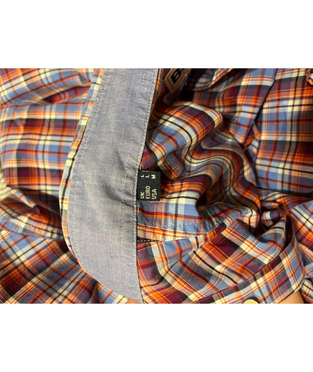 BARBOUR Бордовая хлопковая кэжуал рубашка, фото 5