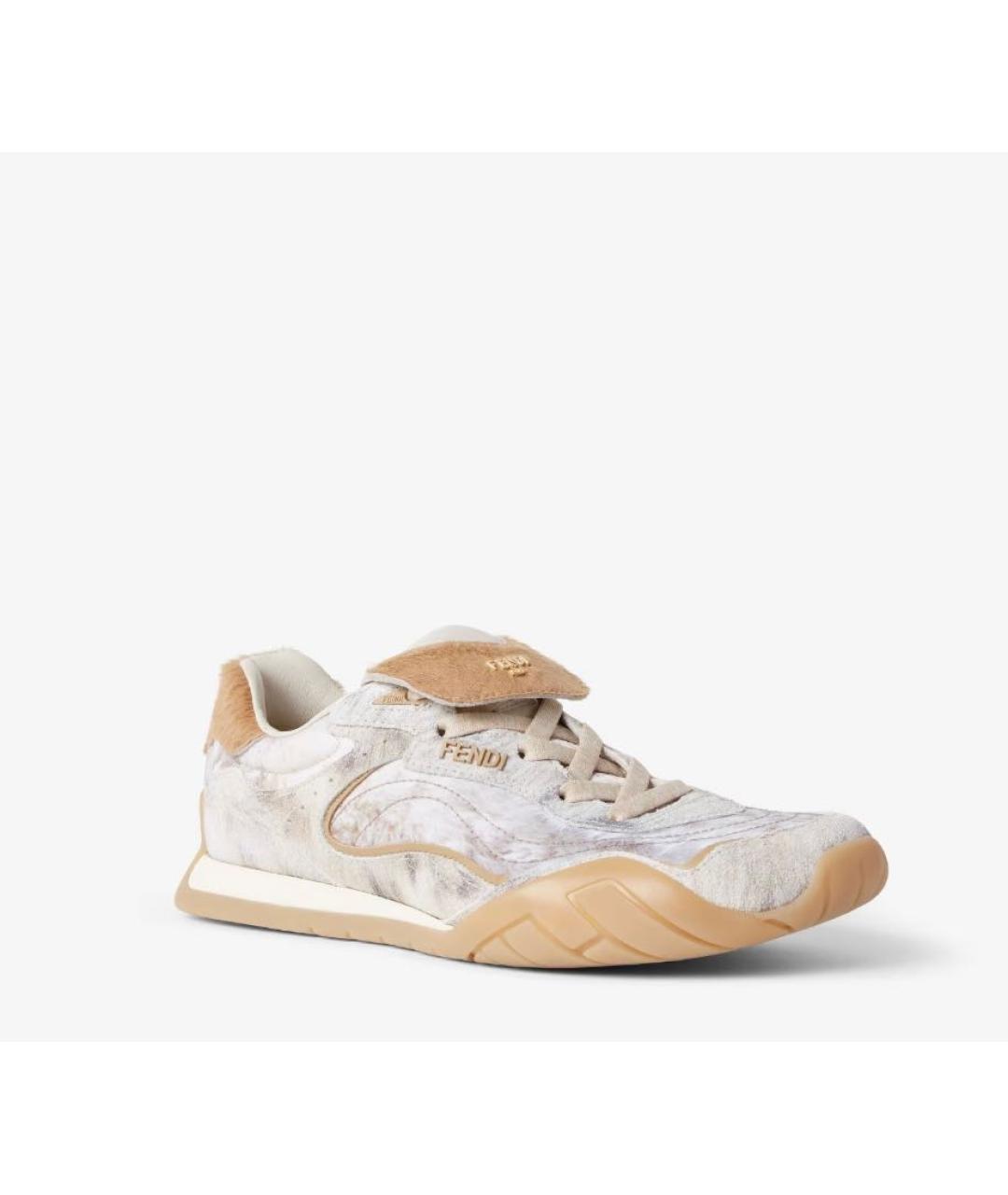 FENDI Серые кеды, фото 2