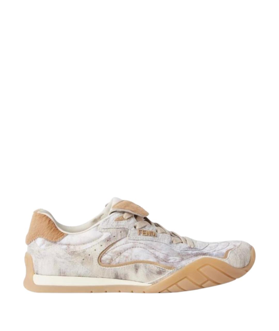 FENDI Серые кеды, фото 1