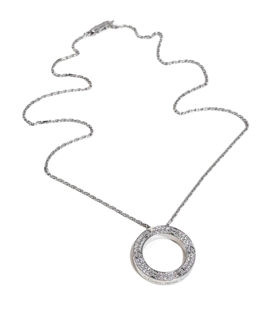 CARTIER Серебряная подвеска из белого золота, фото 1