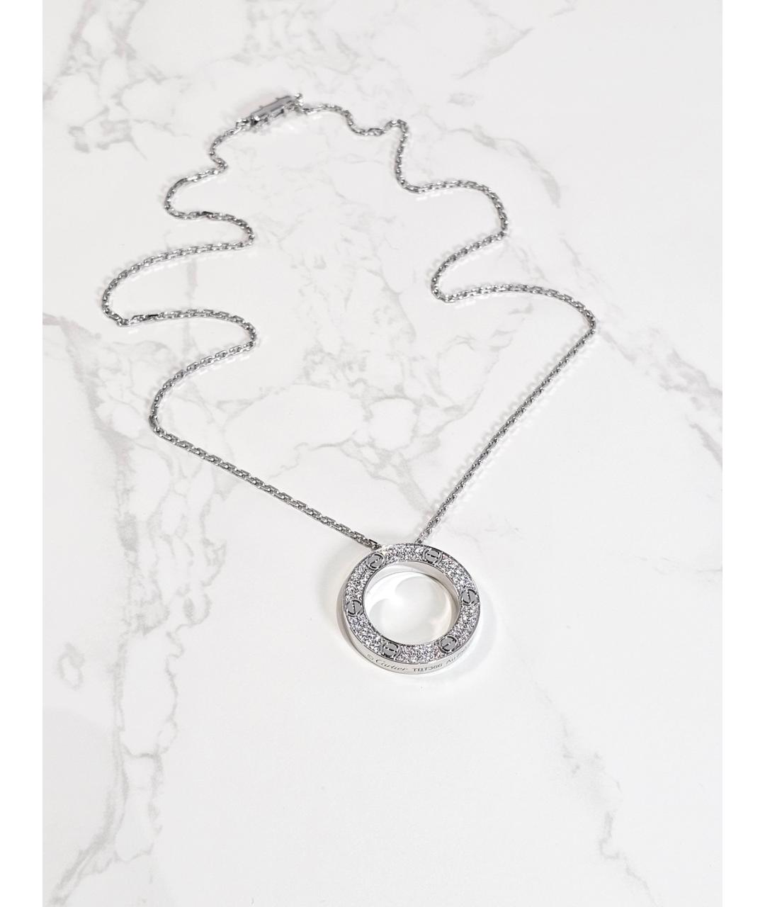 CARTIER Серебряная подвеска из белого золота, фото 4