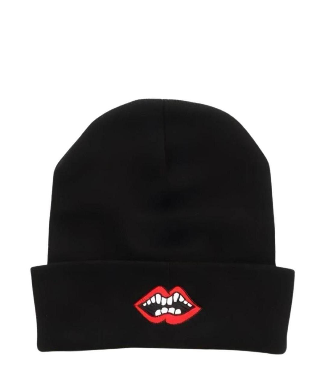 CHROME HEARTS Черная хлопковая шапка, фото 2