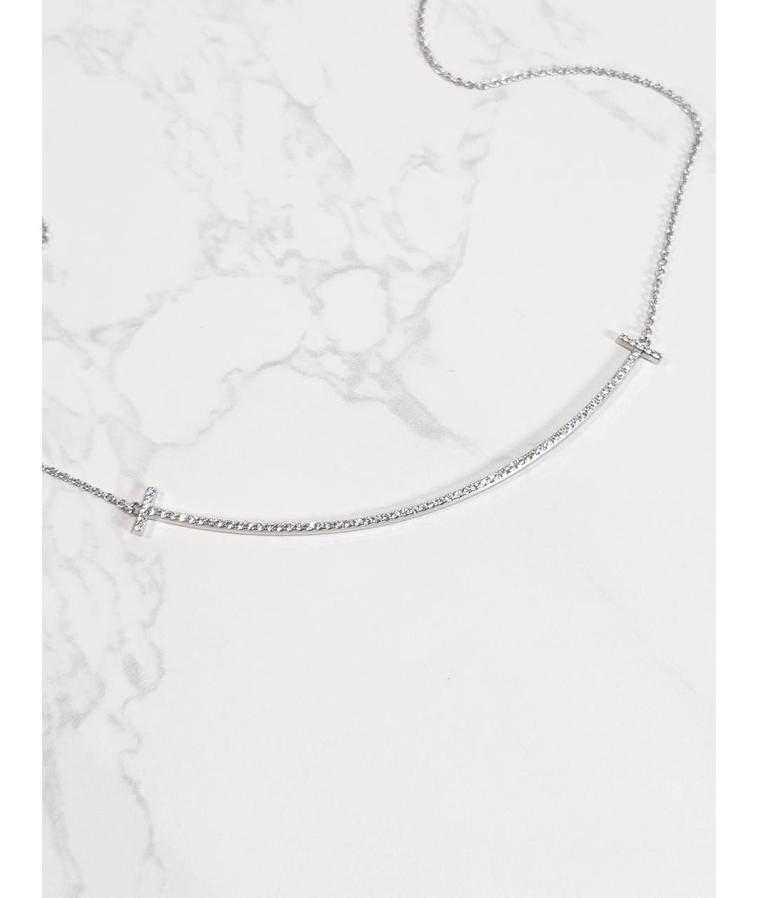 TIFFANY&CO Серебряное колье из белого золота, фото 2