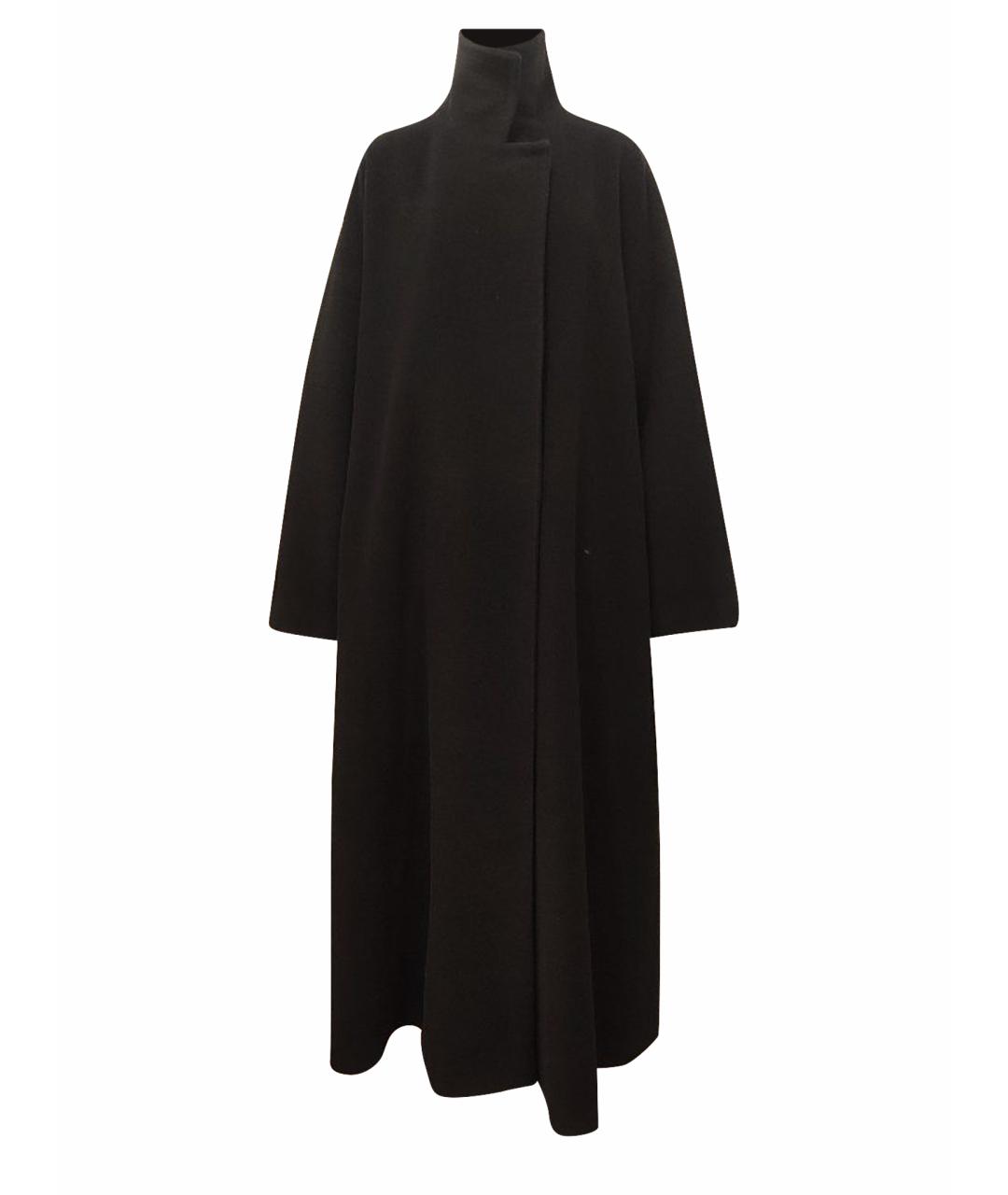 HUGO BOSS Черное шерстяное пальто, фото 1