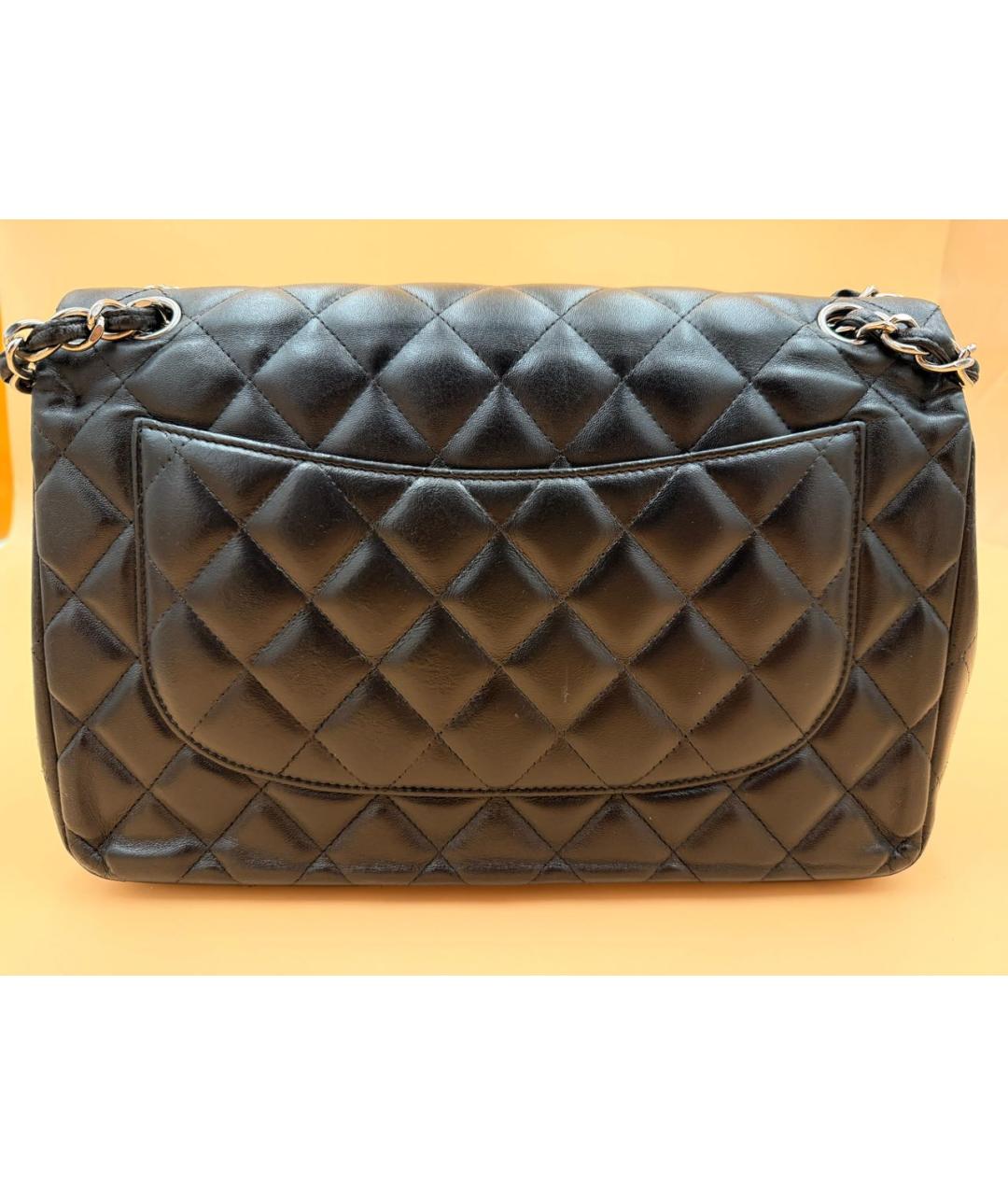 CHANEL Черная кожаная сумка через плечо, фото 3