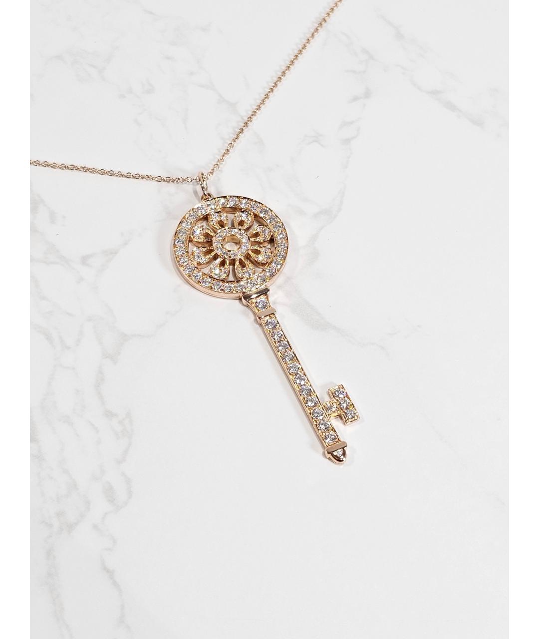 TIFFANY&CO Золотая подвеска из розового золота, фото 2