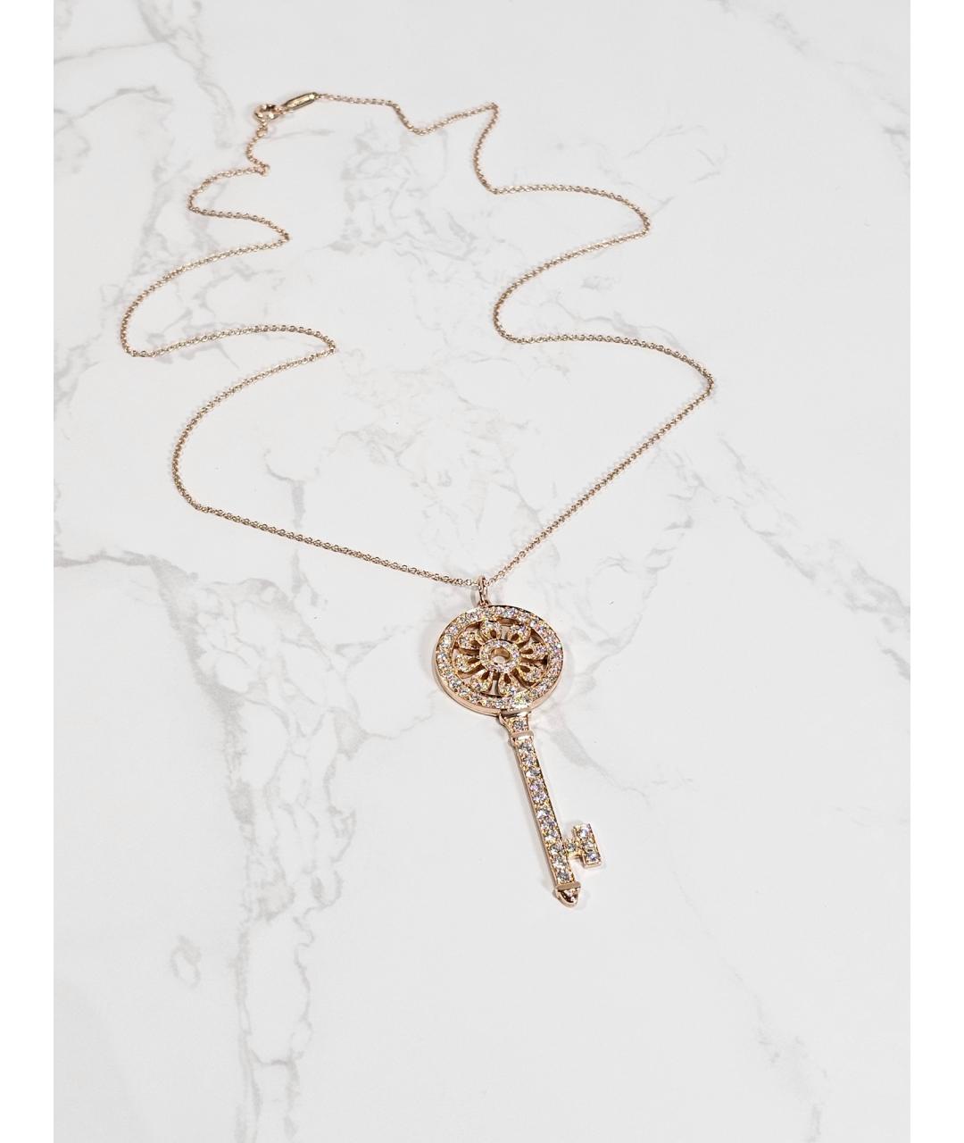 TIFFANY&CO Золотая подвеска из розового золота, фото 4