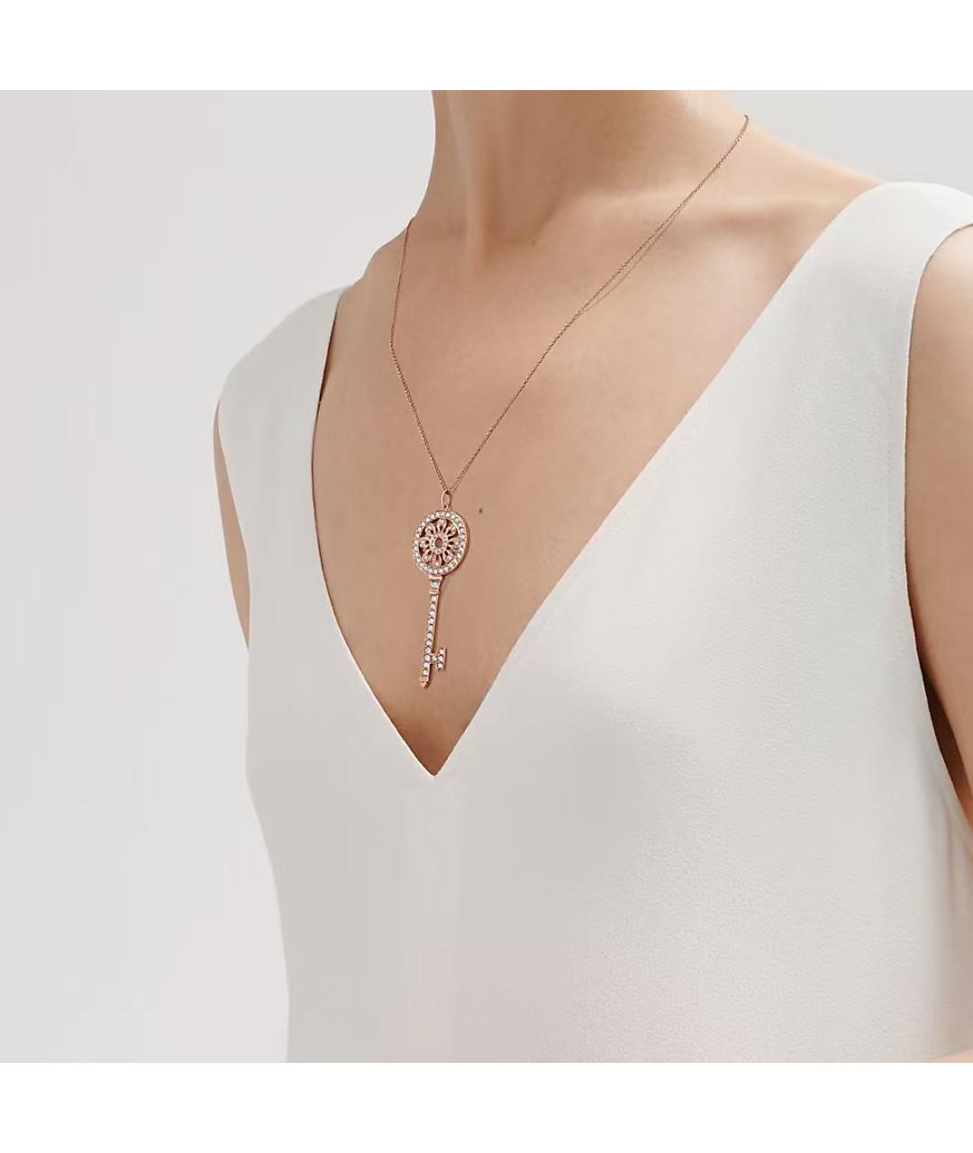 TIFFANY&CO Золотая подвеска из розового золота, фото 3