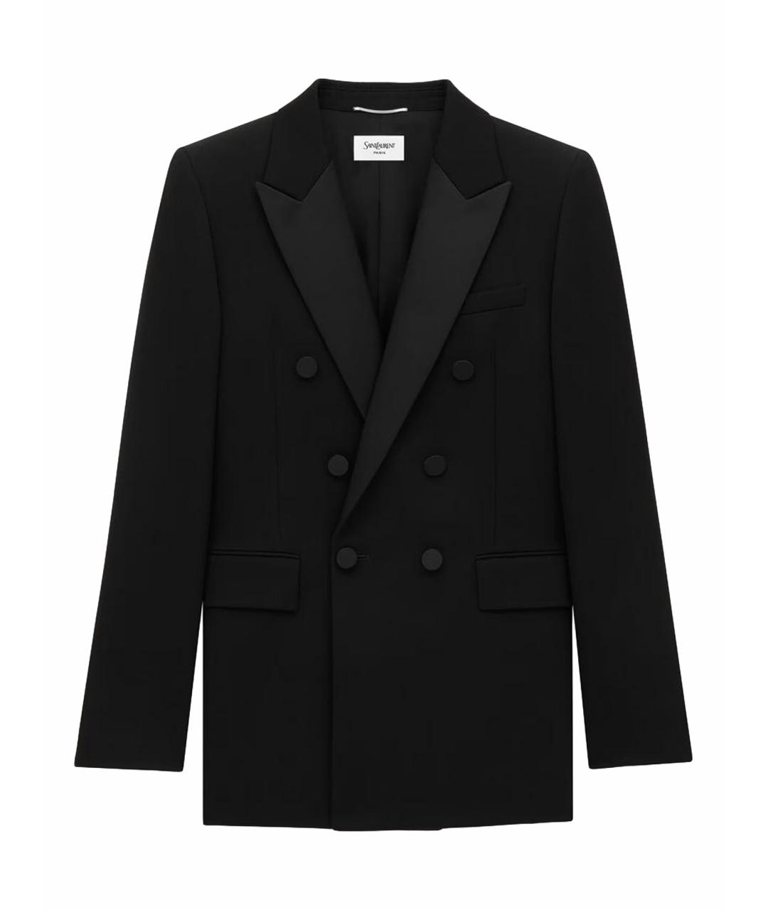 SAINT LAURENT Черный классический костюм, фото 1