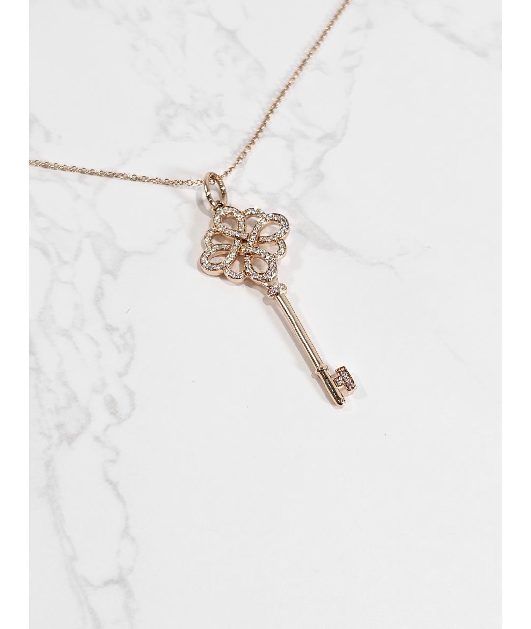 TIFFANY&CO Золотая подвеска из розового золота, фото 2