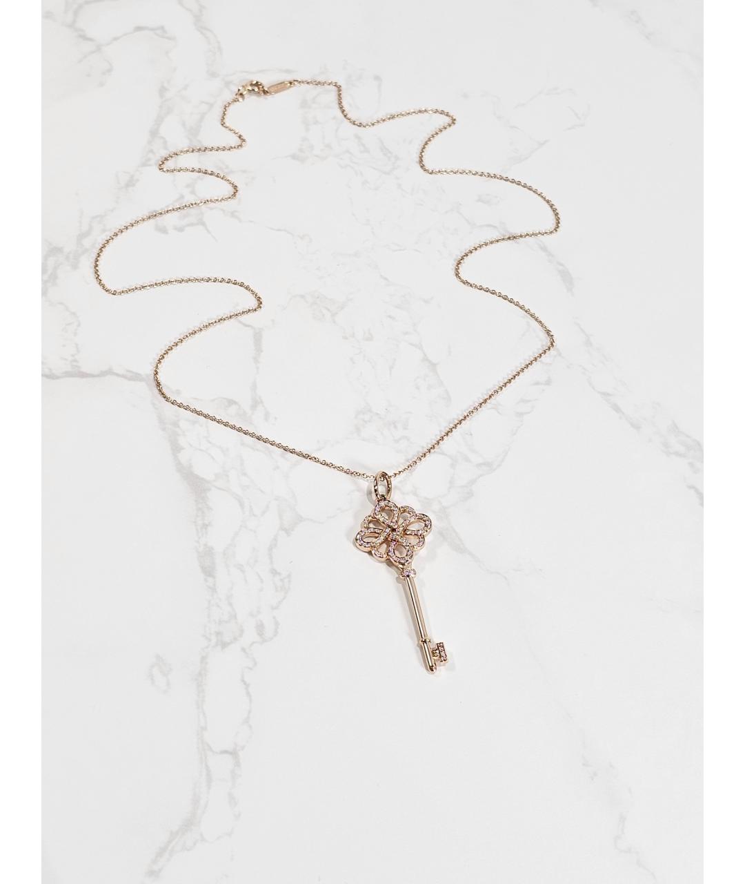 TIFFANY&CO Золотая подвеска из розового золота, фото 4