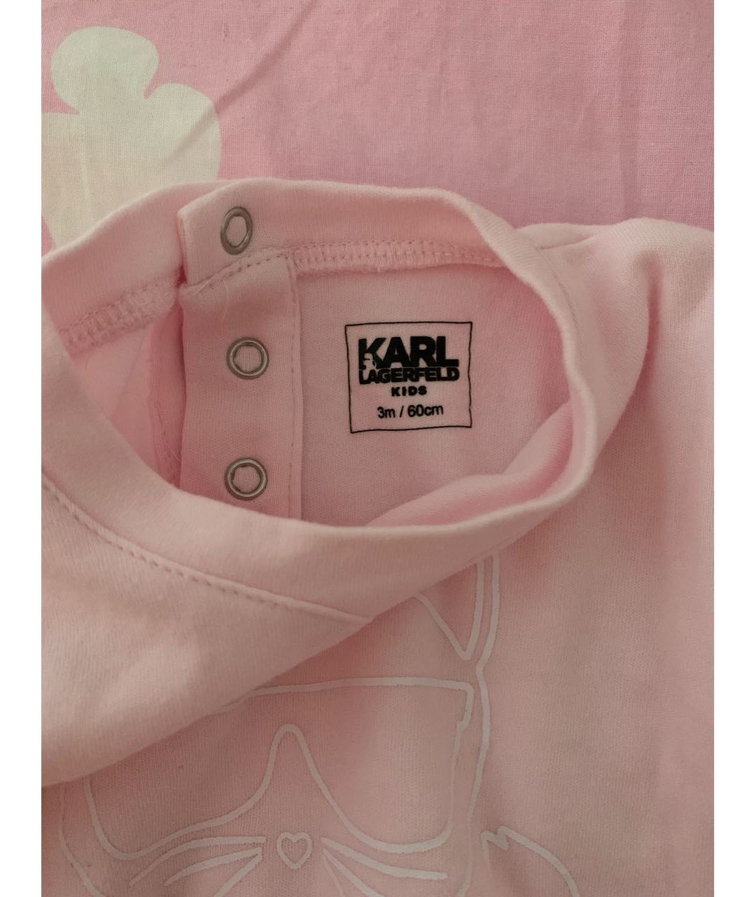 KARL LAGERFELD Розовый хлопковый комплект, фото 4