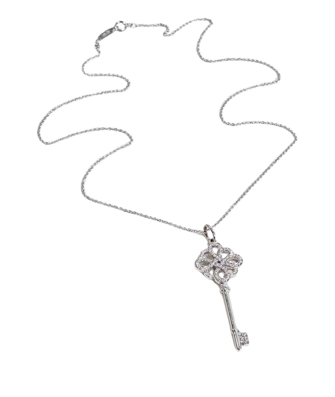 TIFFANY&CO Серебряная подвеска из белого золота, фото 1