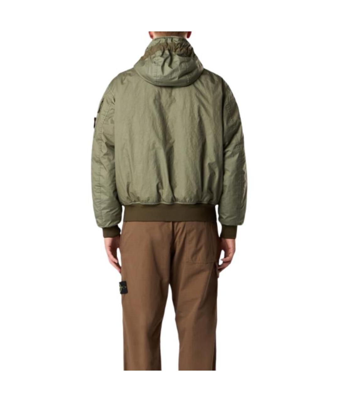 STONE ISLAND Зеленая куртка, фото 4