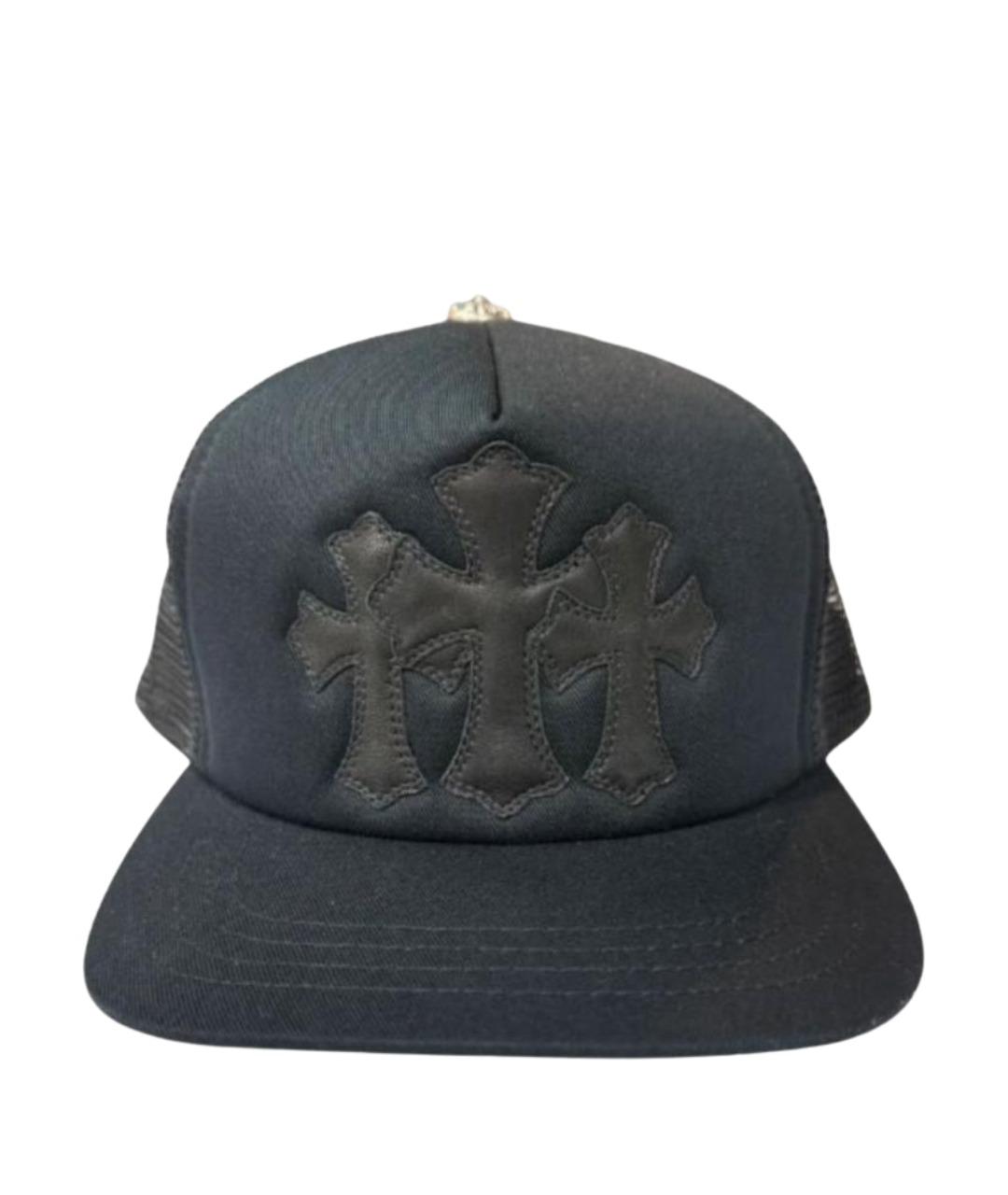 CHROME HEARTS Черная хлопковая кепка/бейсболка, фото 1