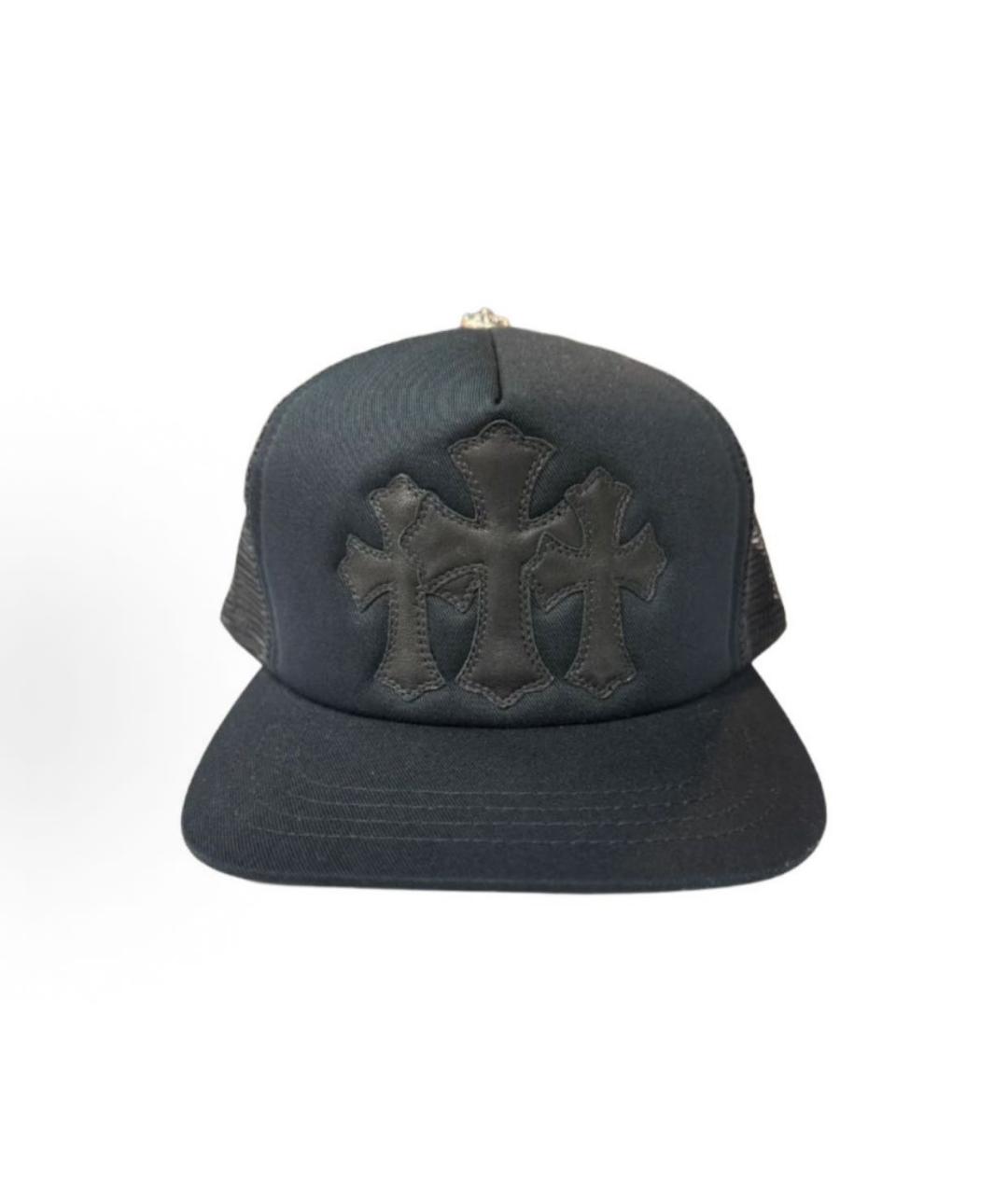 CHROME HEARTS Черная хлопковая кепка/бейсболка, фото 5