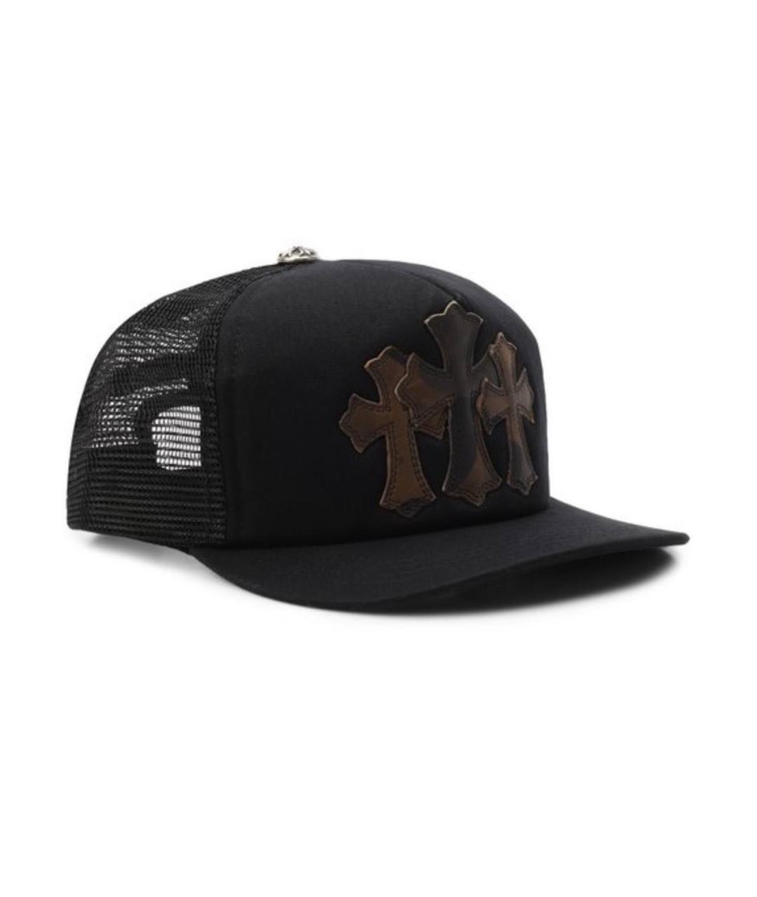 CHROME HEARTS Черная хлопковая кепка/бейсболка, фото 4