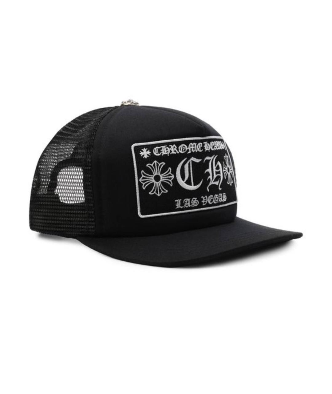 CHROME HEARTS Черная хлопковая кепка/бейсболка, фото 4