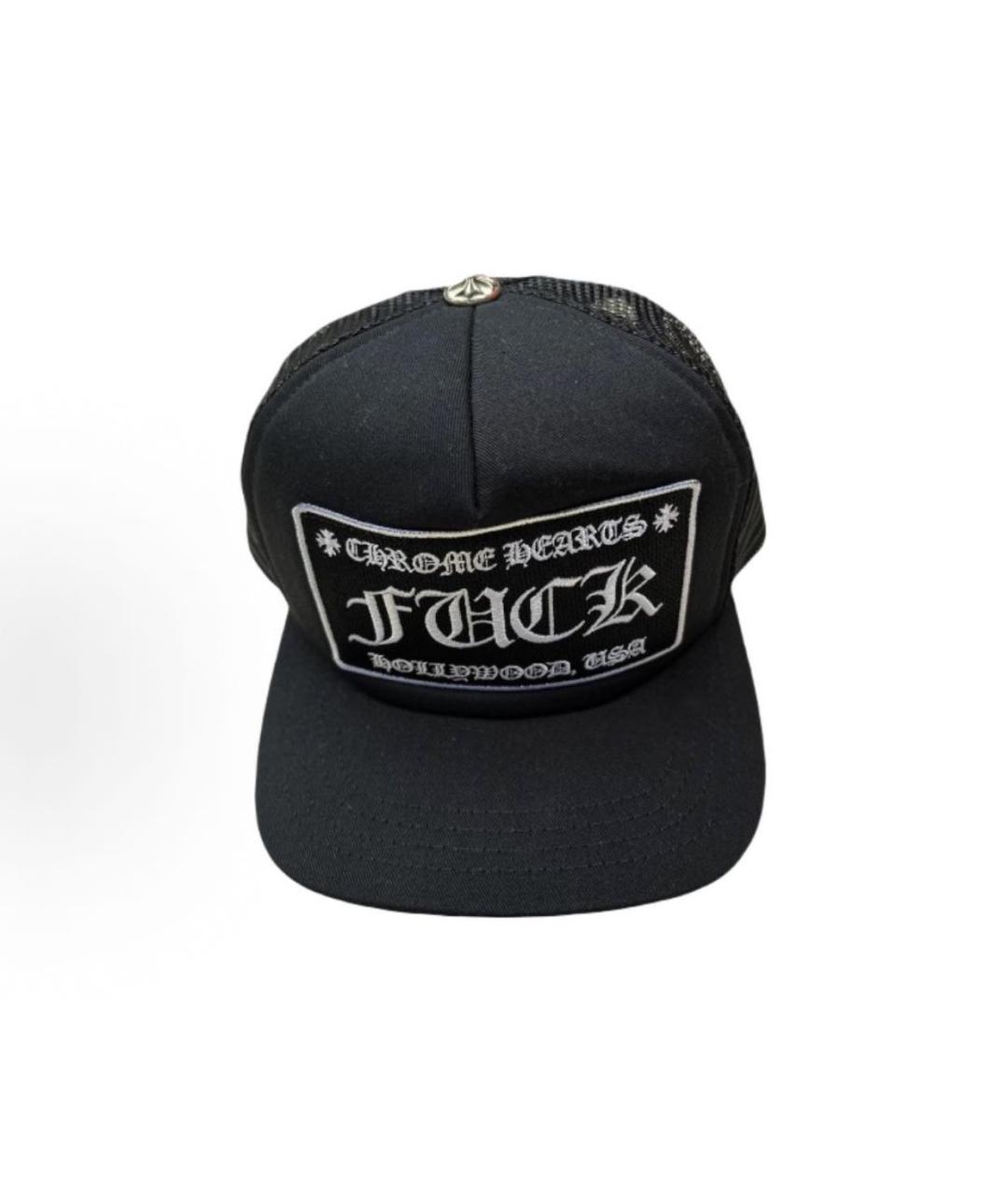 CHROME HEARTS Черная хлопковая кепка/бейсболка, фото 5