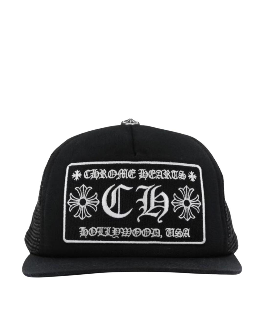 CHROME HEARTS Черная хлопковая кепка/бейсболка, фото 1