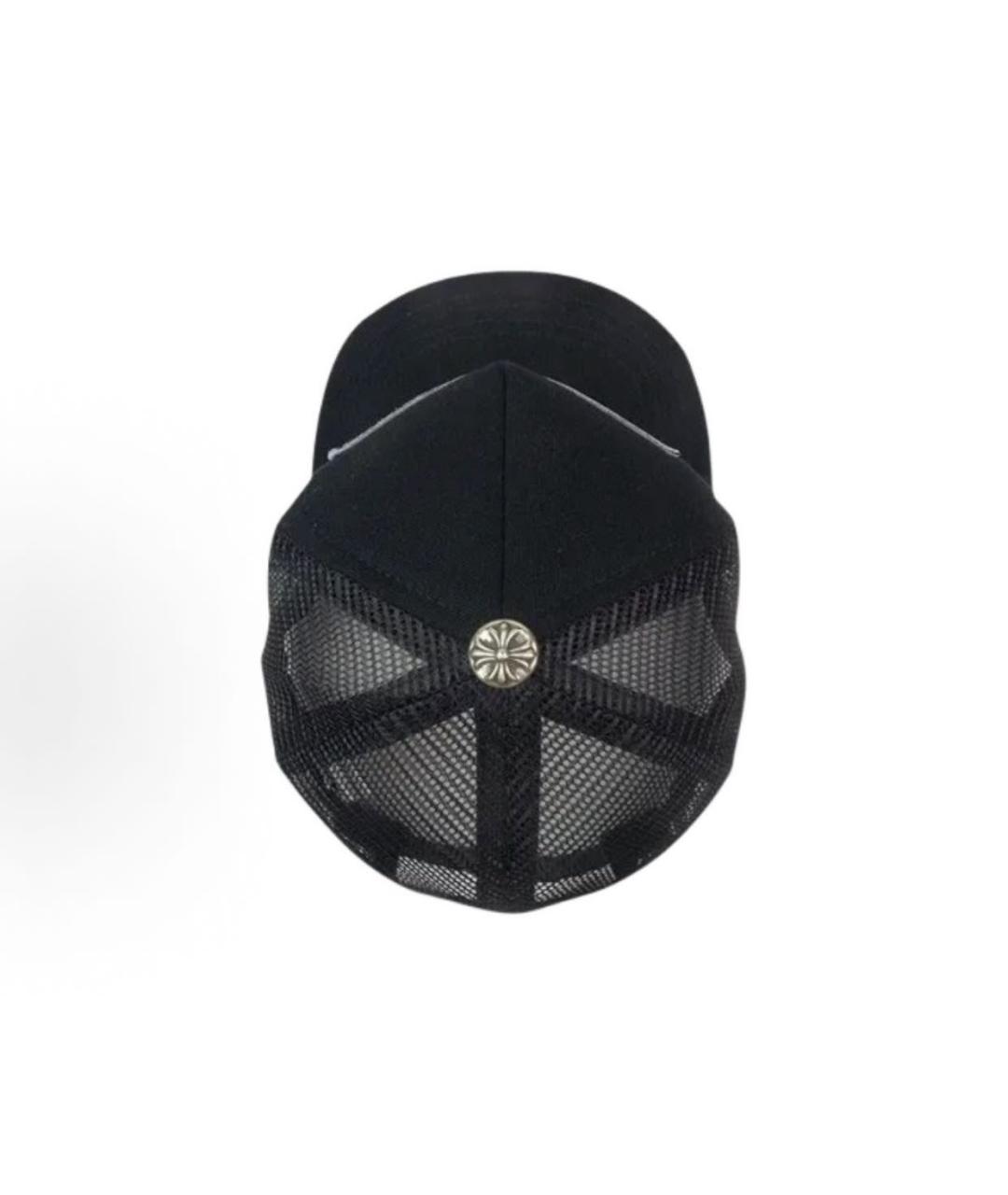 CHROME HEARTS Черная хлопковая кепка/бейсболка, фото 2