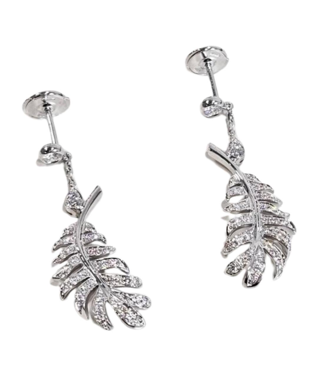 CHANEL Серебряные серьги из белого золота, фото 1