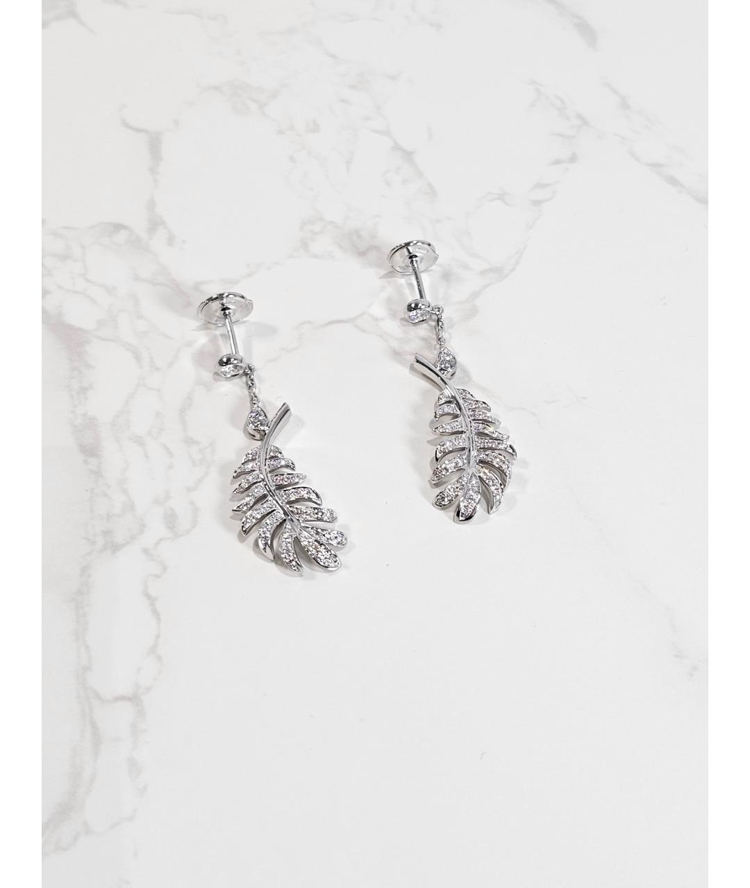 CHANEL Серебряные серьги из белого золота, фото 4