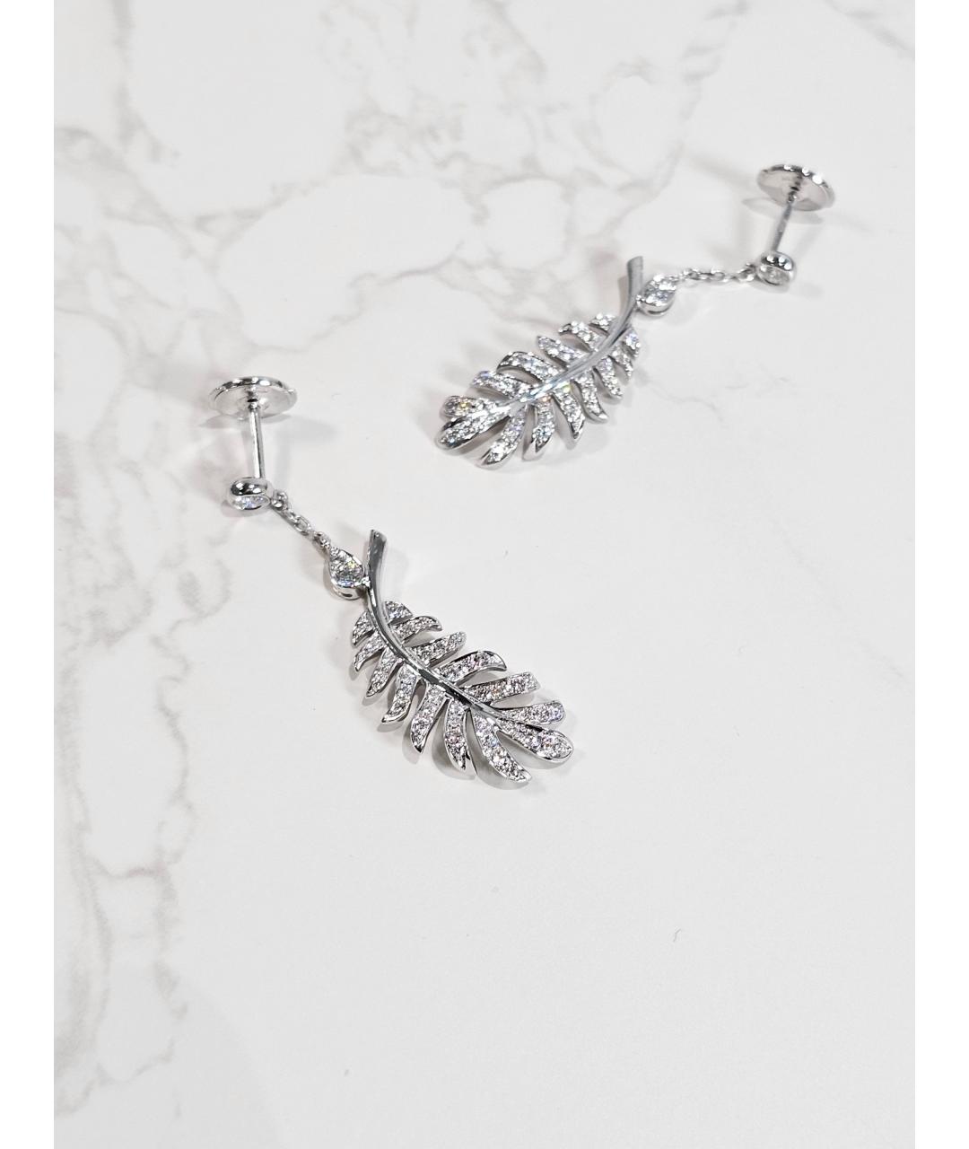 CHANEL Серебряные серьги из белого золота, фото 2