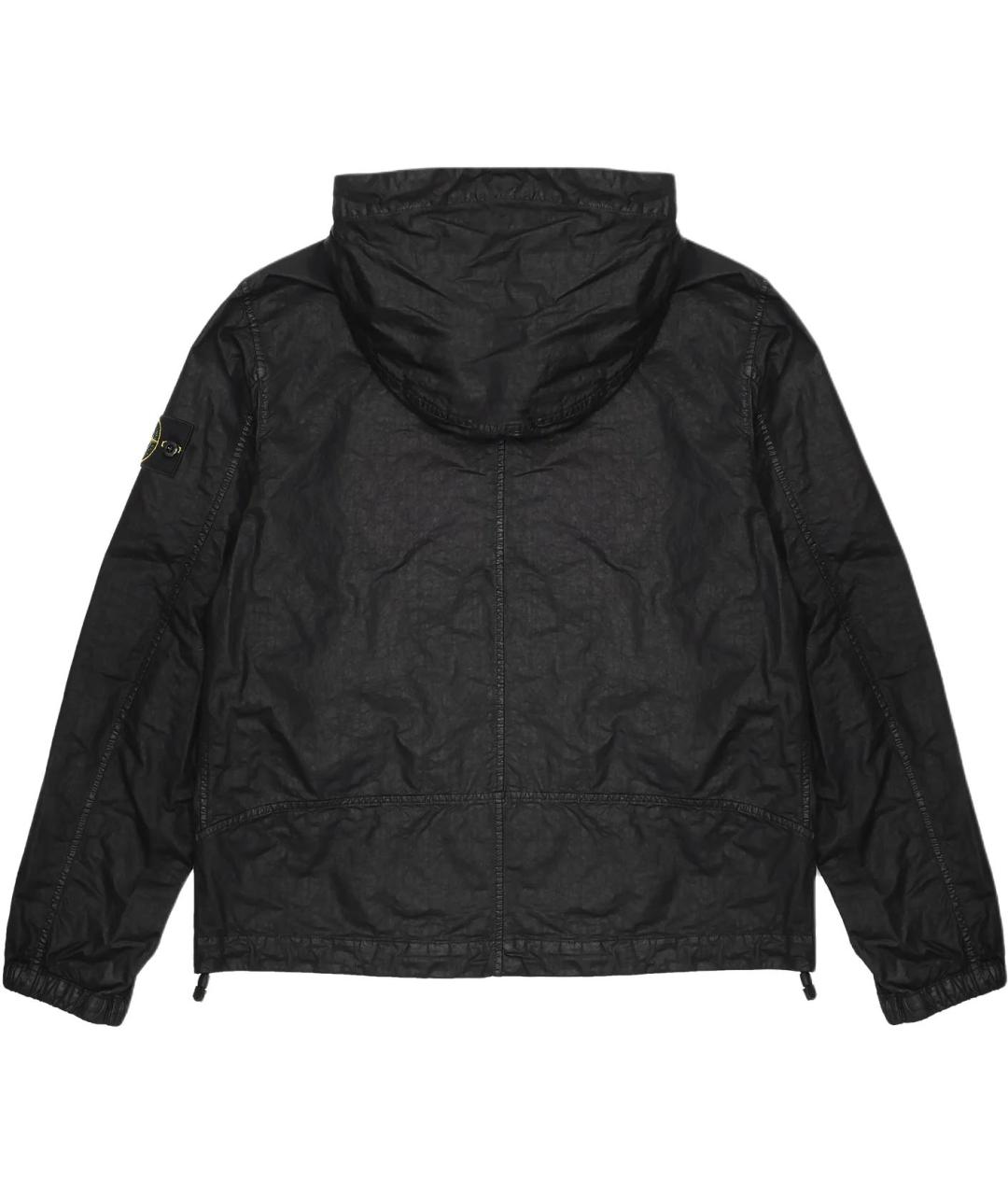 STONE ISLAND Черная полиамидовая куртка, фото 2