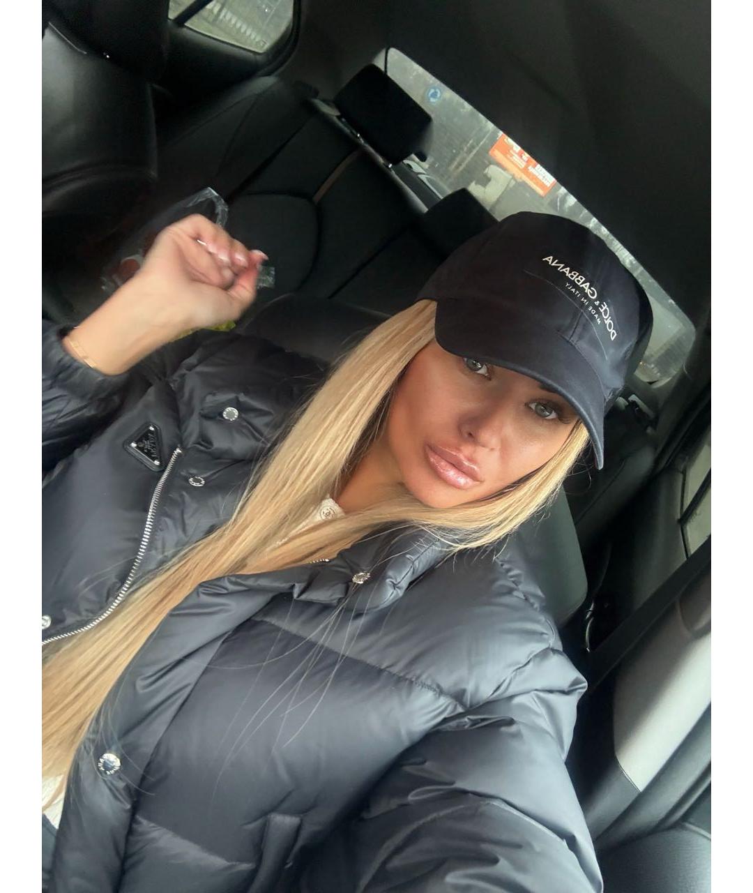 DOLCE&GABBANA Черная синтетическая кепка/бейсболка, фото 8