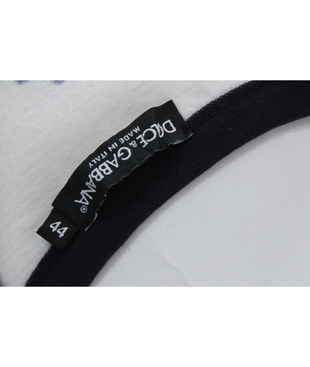 DOLCE&GABBANA Мульти хлопковая футболка, фото 7