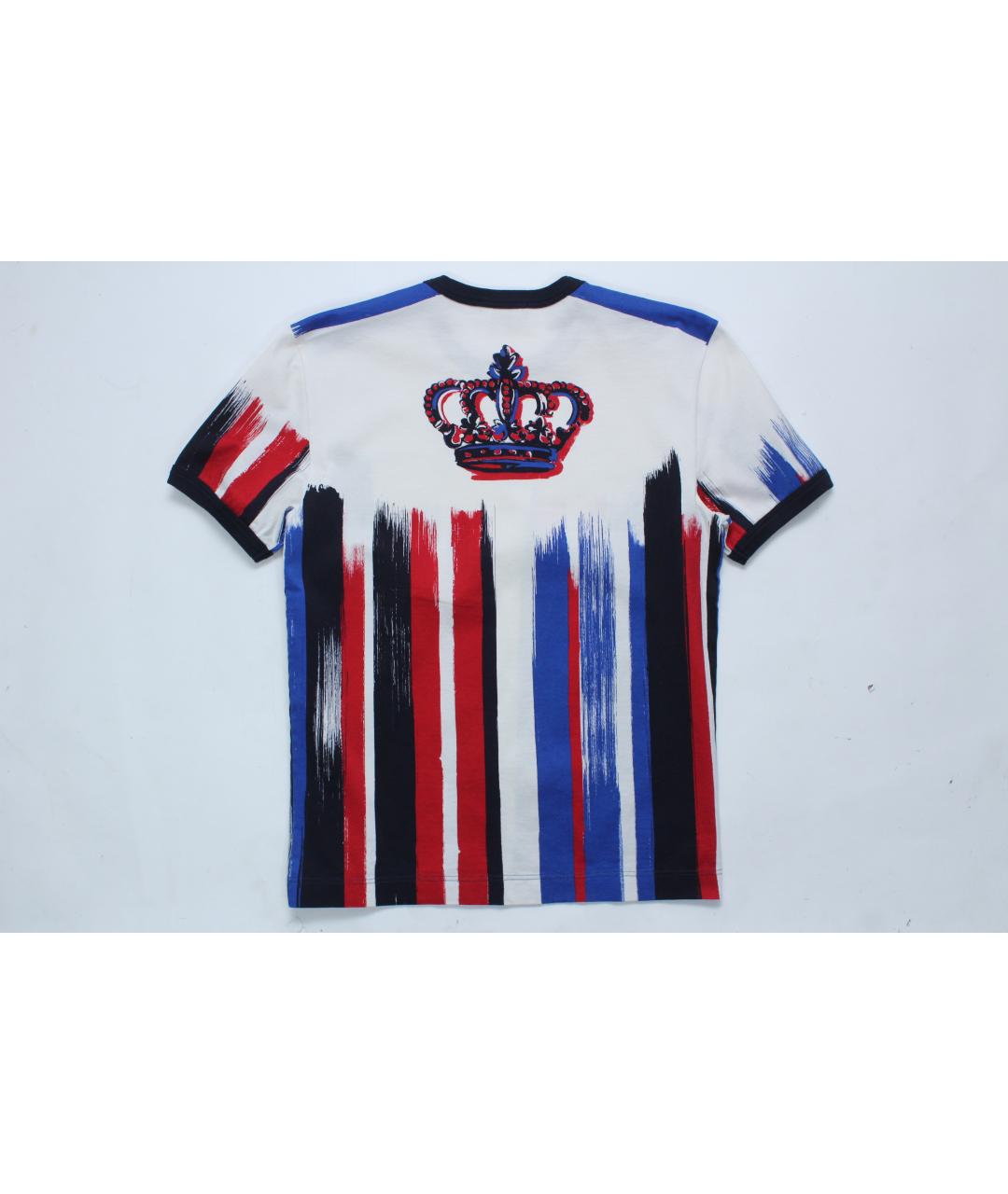 DOLCE&GABBANA Мульти хлопковая футболка, фото 9