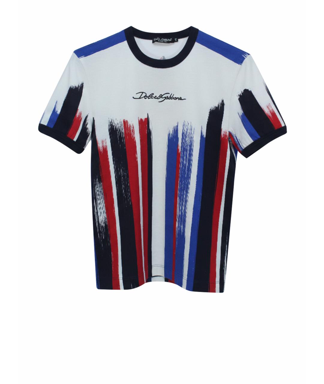 DOLCE&GABBANA Мульти хлопковая футболка, фото 1