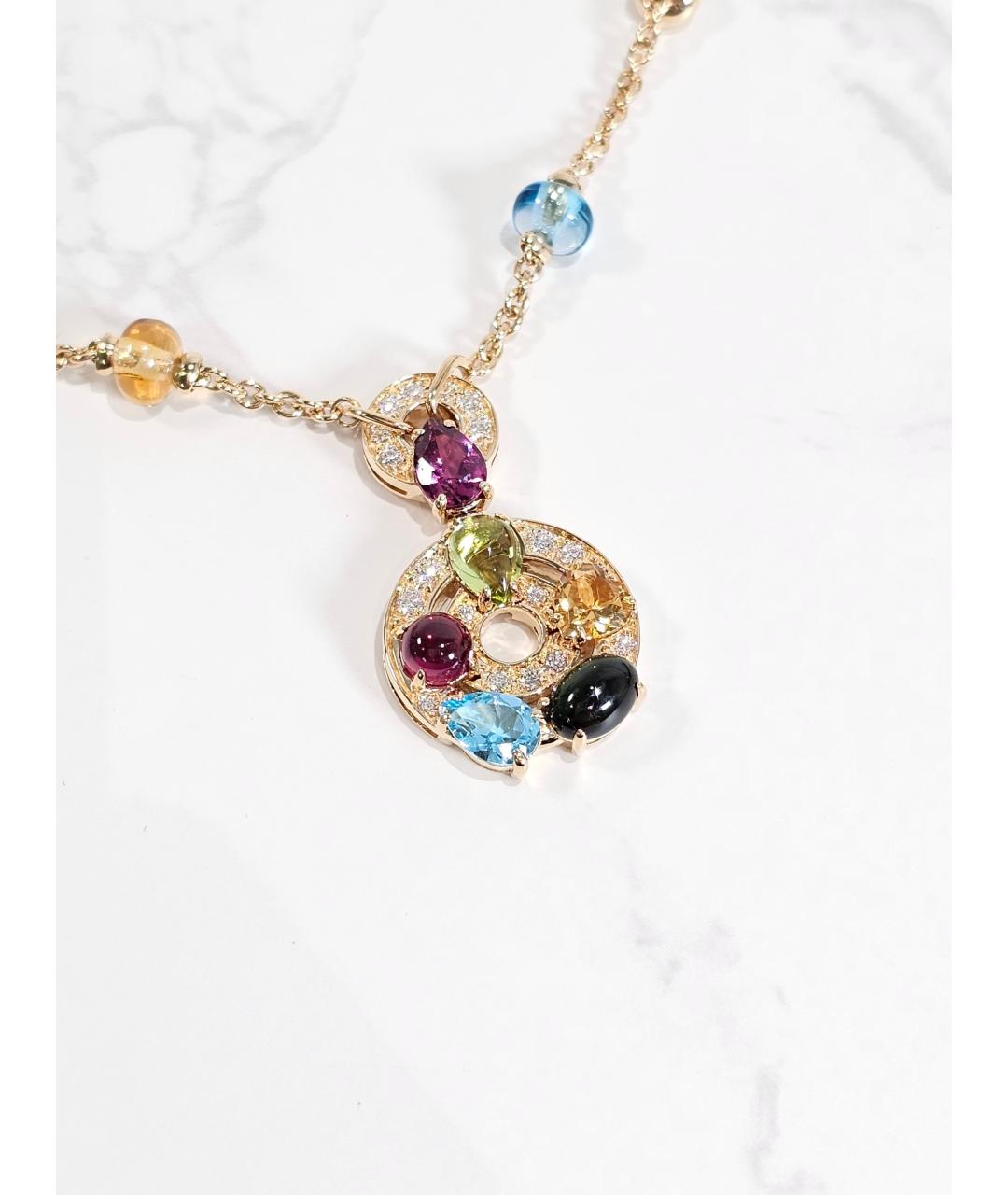 BVLGARI Золотое колье из желтого золота, фото 2