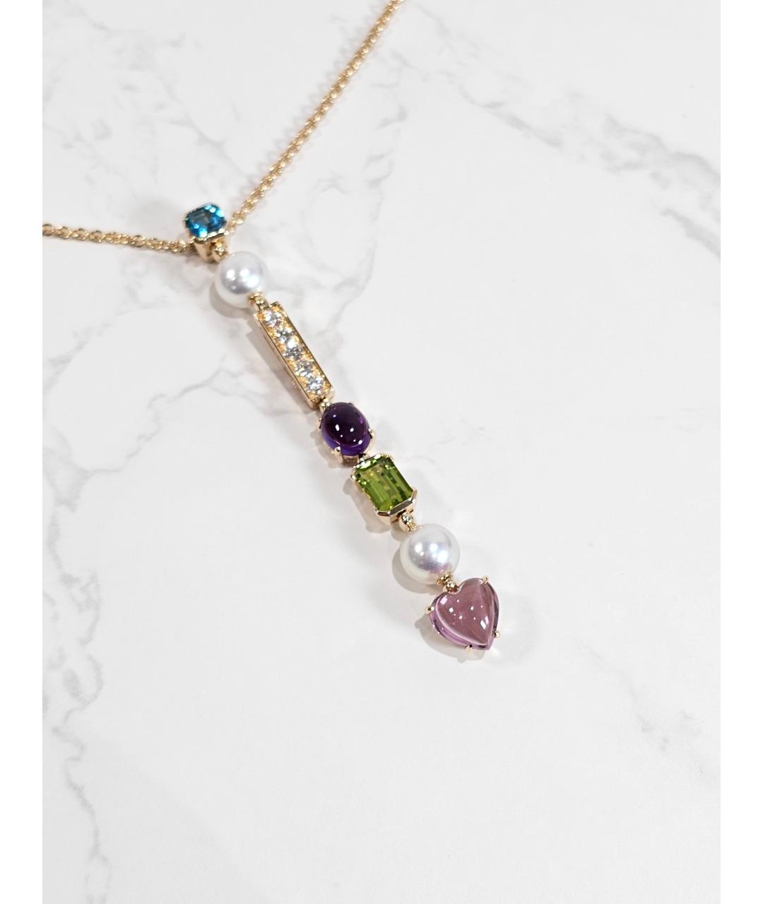 BVLGARI Золотое колье из желтого золота, фото 2